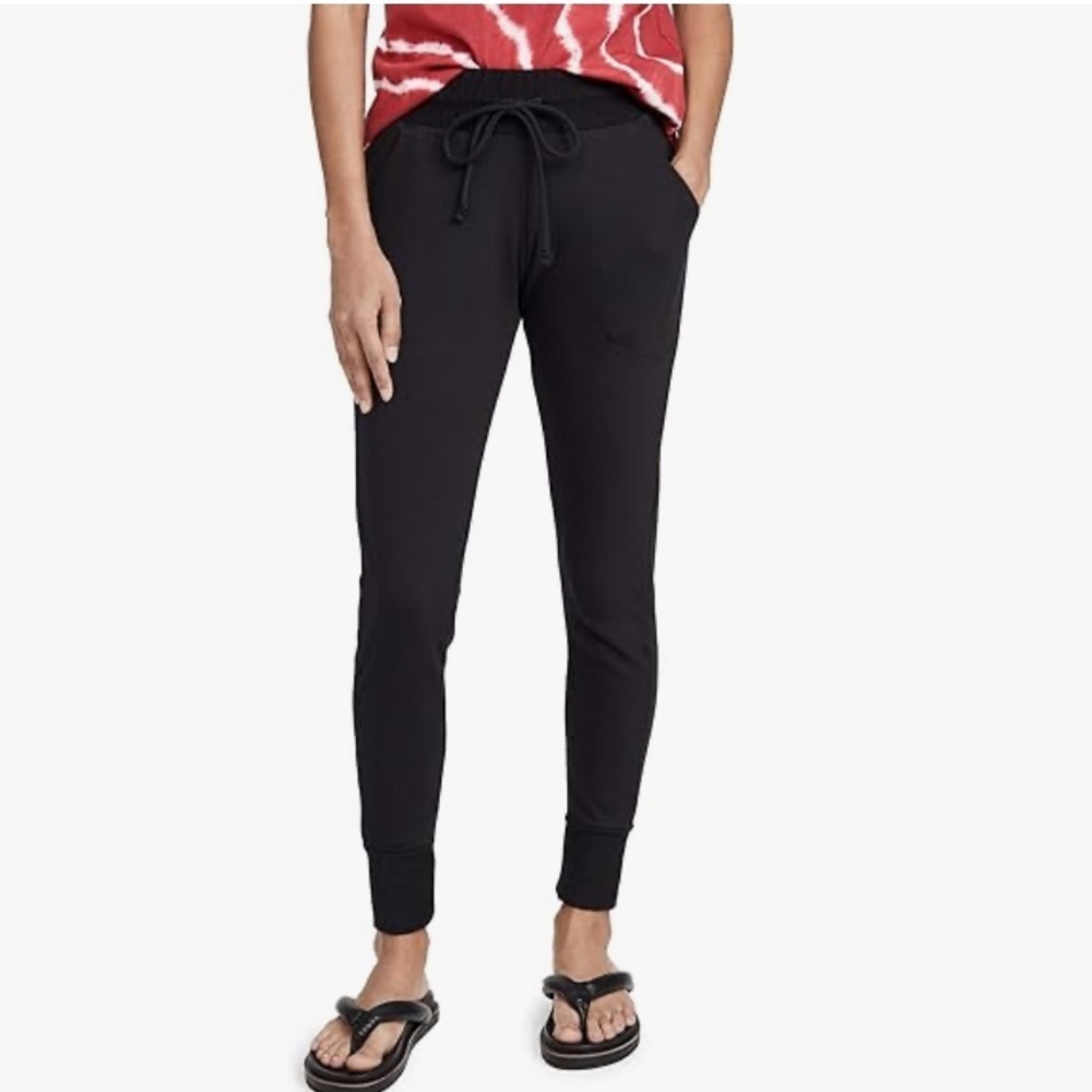 Free People Movement Black Cotton Jogger Workout Gym Athletic